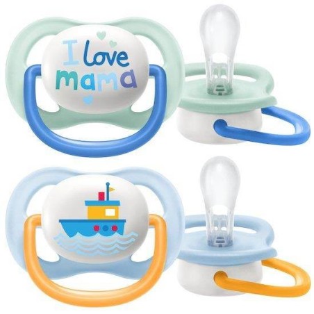 Philips Avent Ultra Air Succhietto Mama/boat Maschio 0-6 Mesi 2 Pezzi