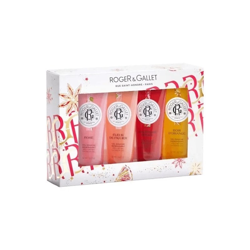 Roger&Gallet Set Natale 4 Gel Doccia 50 ml