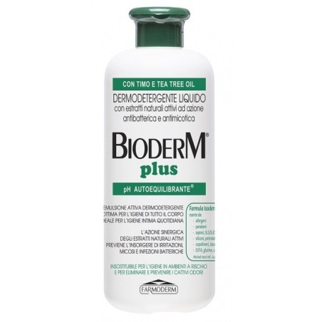 Farmoderm Bioderm Plus Antibatterico 500 Ml