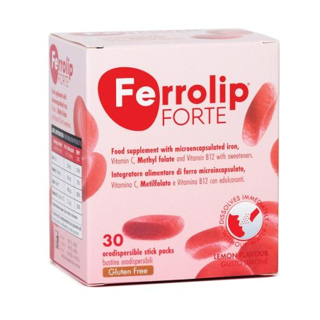 U. G. A. Nutraceuticals Ferrolip Forte 30 Stick Packs Da 1,8 G Gusto Limone