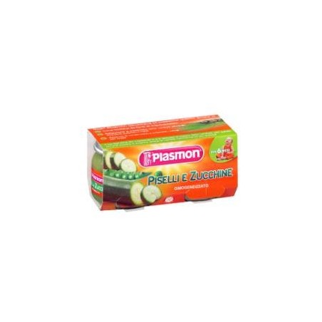 Plasmon Omogeneizzato Piselli Zucchine 80 G X 2 Pezzi