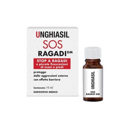 Marco Viti Farmaceutici Unghiasil Sos Ragadi Flacone 10 Ml Con Pennellino E 9 Cerotti Copriverruca