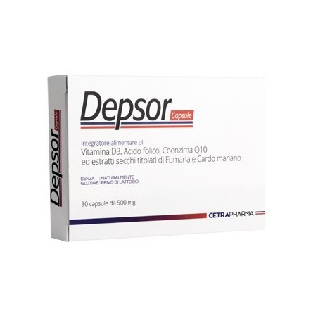 Cetra Pharma Depsor 30 Capsule 500mg