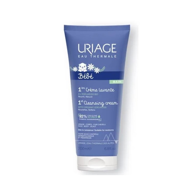 Uriage Laboratoires Dermatolog Bebe Creme Lavante 200 Ml