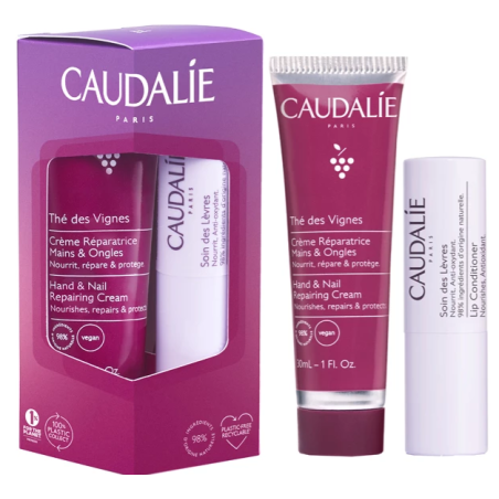 Caudalie Italia The Des Vignes Duo Mani&labra 2022 Crema 30 Ml + Stick 4,5 G