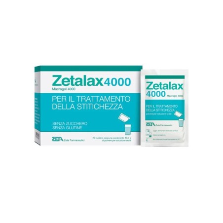 Zeta Farmaceutici Zetalax 4000 20 Bustine Da 10,7 G