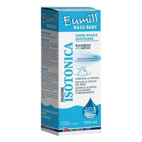 Recordati Eumill Naso Baby Spray Soluzione Isotonica 100 Ml