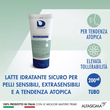 Alfasigma Dermon Idratante Corpo Extra Sensitive Emulsione Corpo 200 Ml