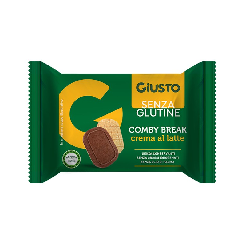 Farmafood Giusto Senza Glutine Comby Break Crema Latte 26 G