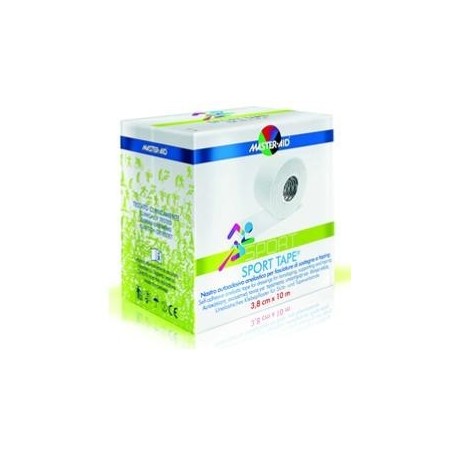 Pietrasanta Pharma Nastro Autoadesivo Anelastico Per Fasciature Di Sostegno E Taping Master-aid Sport 3,8x10