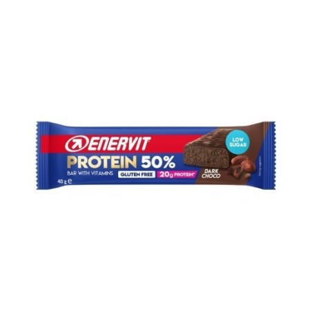 Enervit Sport Protein Bar 50% Barretta Dark Chocolate 40 G