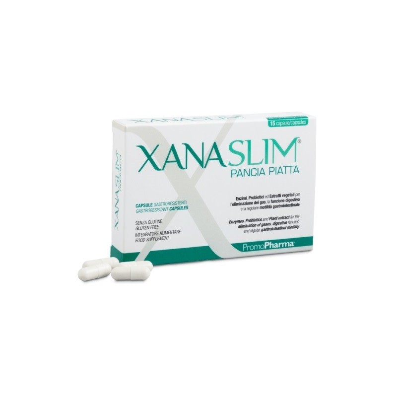 Promopharma Xanaslim Pancia Piatta 15 Capsule Gastroresistenti