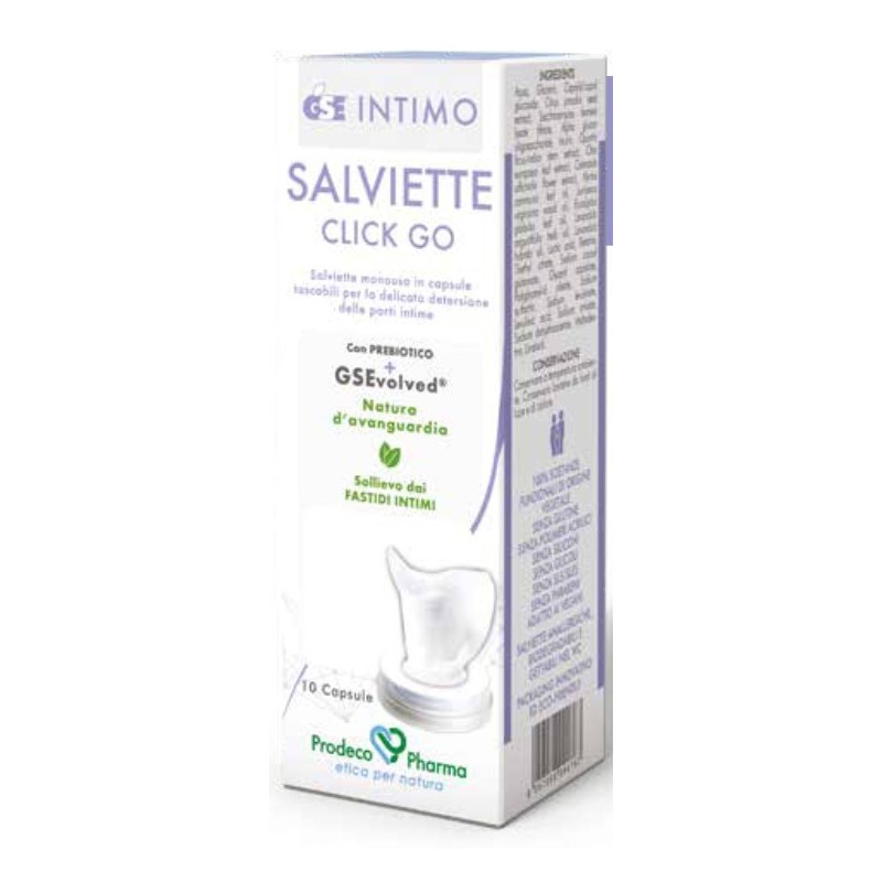 Prodeco Pharma Gse Intimo Salviette Click Go 10 Pezzi