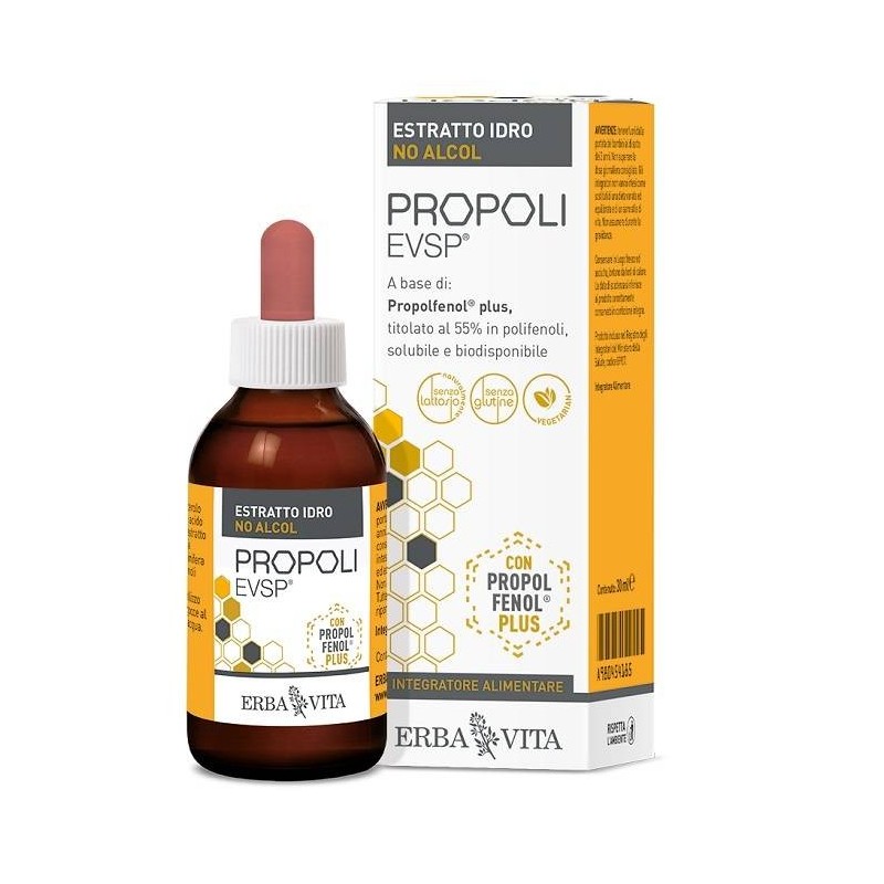 Erba Vita Group Propoli Evsp Estratto Idro No Alcol 30 Ml