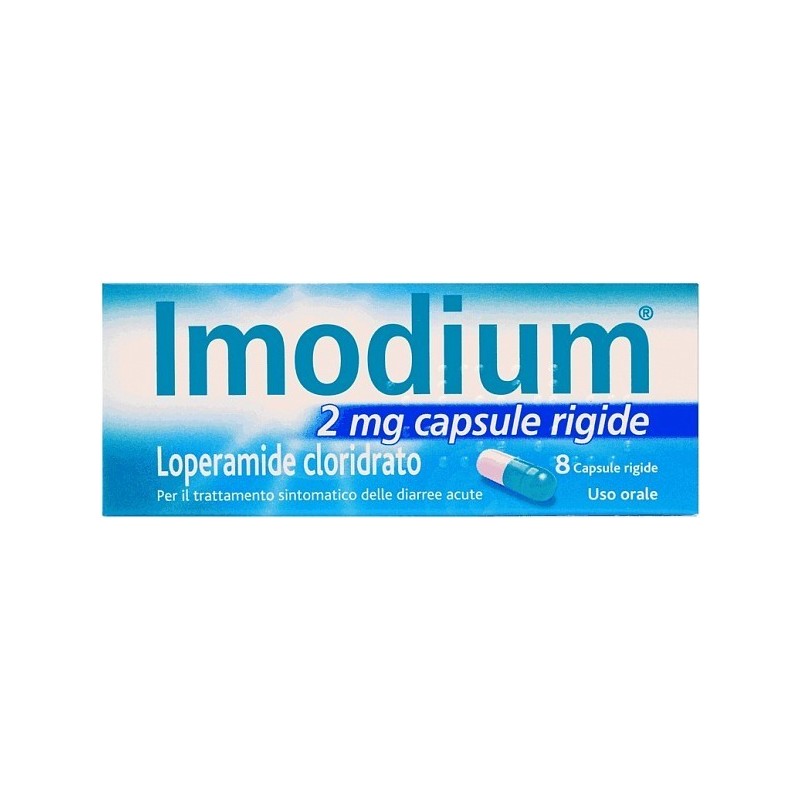 Johnson & Johnson Imodium 2 Mg Capsule Rigide Loperamide Cloridrato