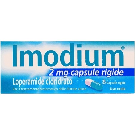 Johnson & Johnson Imodium 2 Mg Capsule Rigide Loperamide Cloridrato