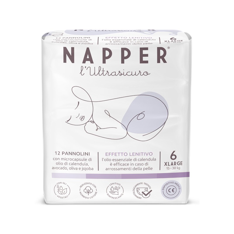 Parmon Pannolino Napper L'ultrasicuro Xl 12 Pezzi