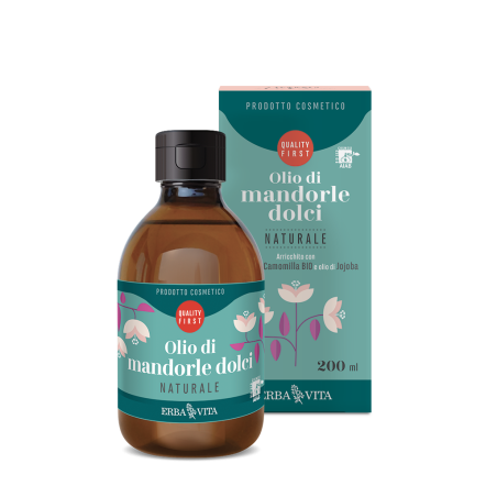 Erba Vita Group Olio Di Mandorle Dolci Naturale 200 Ml