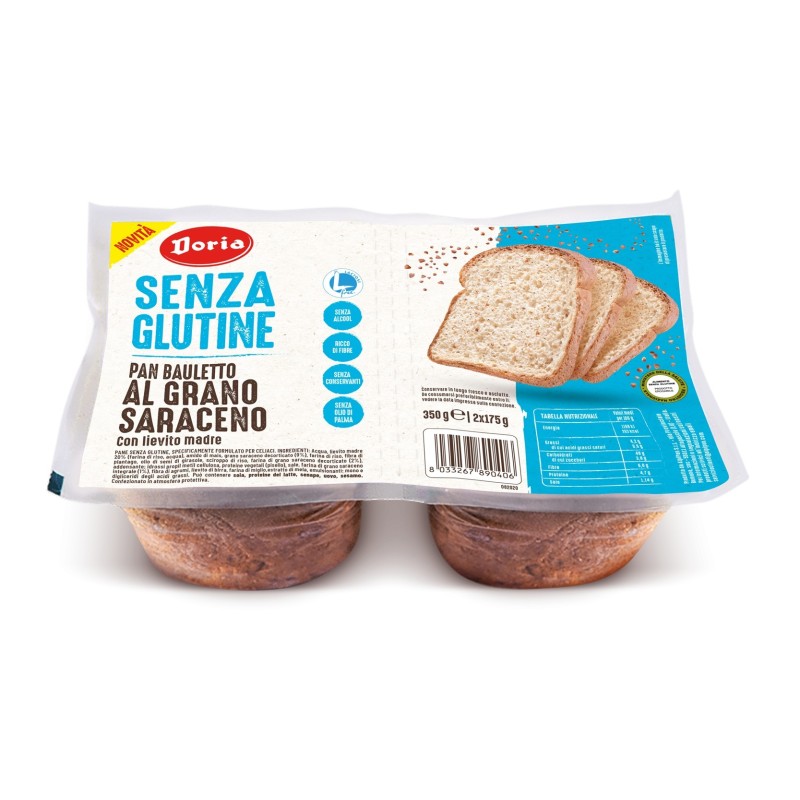 Alpipan Doria Pan Bauletto Grano Saraceno 2x175 G