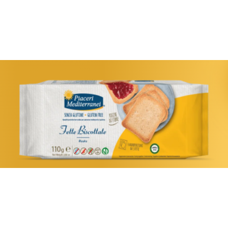 Eurospital Piaceri Mediterranei Fette Biscottate 110 G