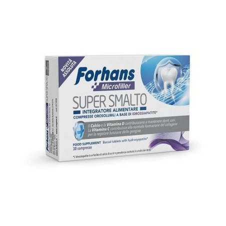 Uragme Forhans Microfiller Super Smalto 30 Compresse Orosolubili