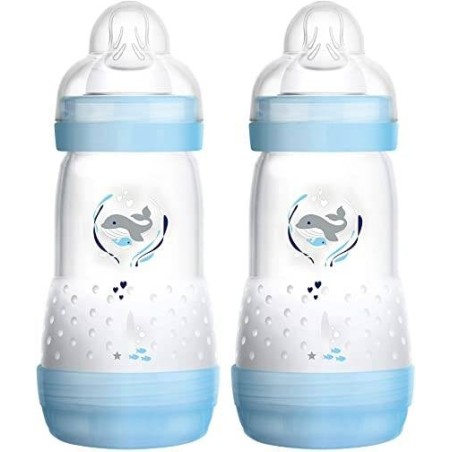 Bamed Baby Italia Mam Biberon Easy Start 260ml Doppia Confezione Maschio