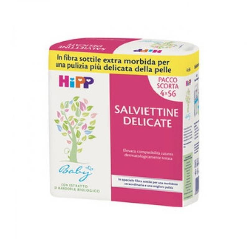 Hipp Italia Hipp Salviettine Delicate Multipack 4x56 Pezzi