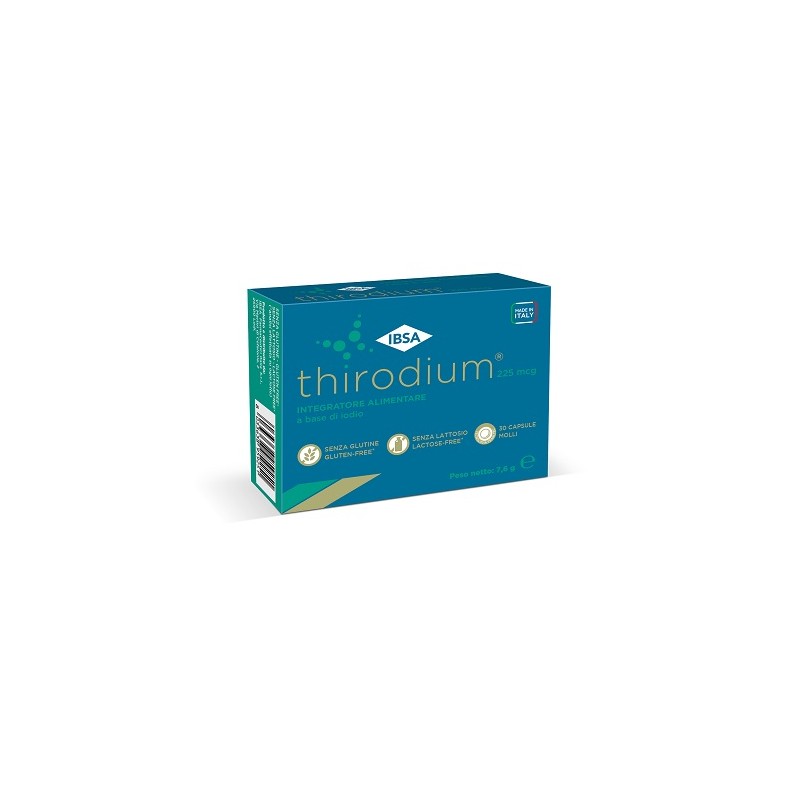 Ibsa Farmaceutici Italia Thirodium 225mcg 30 Capsule Molli