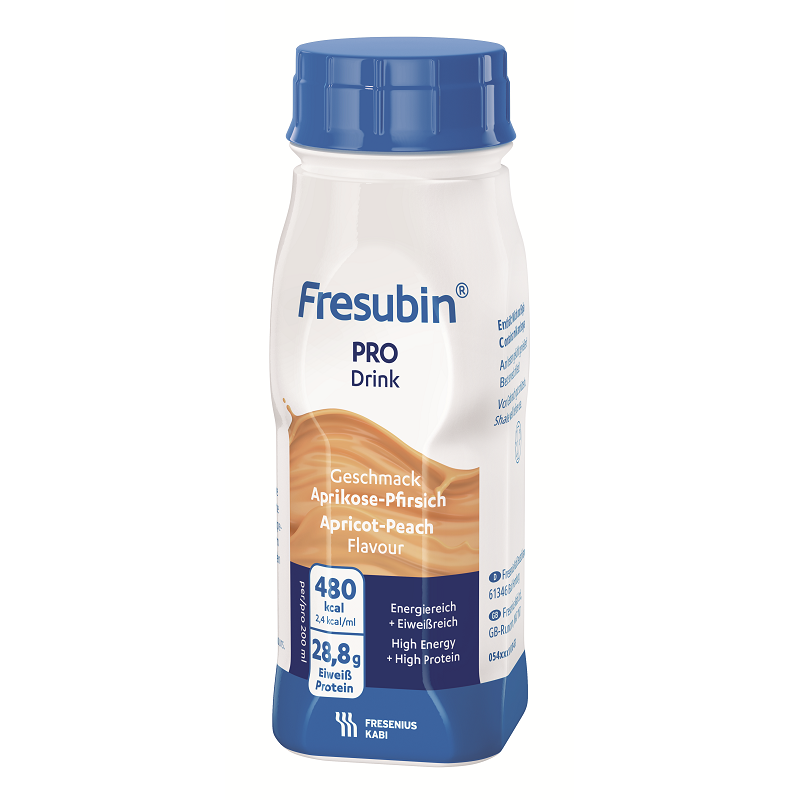 Fresenius Kabi Italia Fresubin Pro Drink Albicocca-pesca 4 Flaconi X 200 Ml