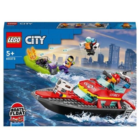 Lego 60373 Barca Soccorso Antincendio