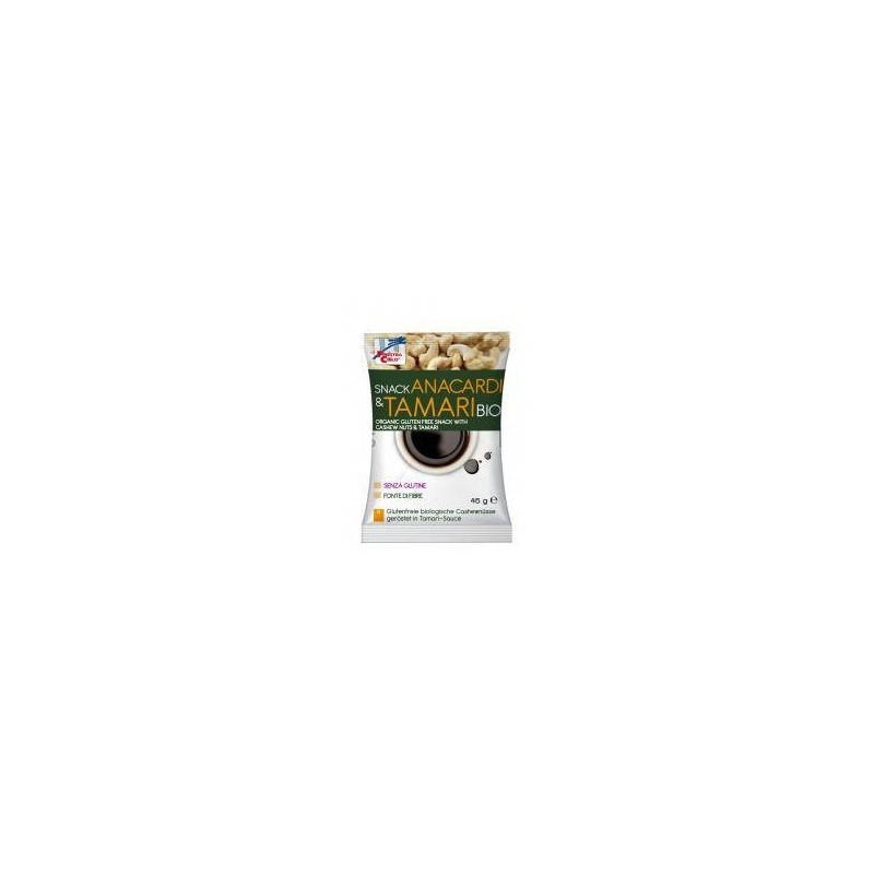 Biotobio Fsc Snack Anacardi E Tamari Bio Vegan Fonte Di Fibre 45 G