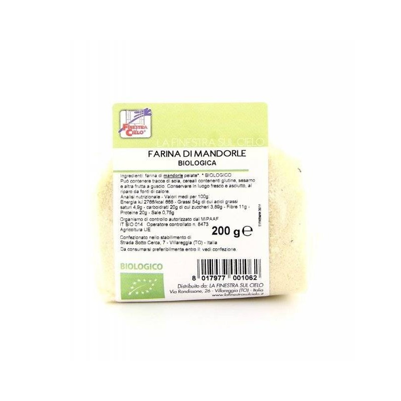 Biotobio Farina Di Mandorle Bio 200 G