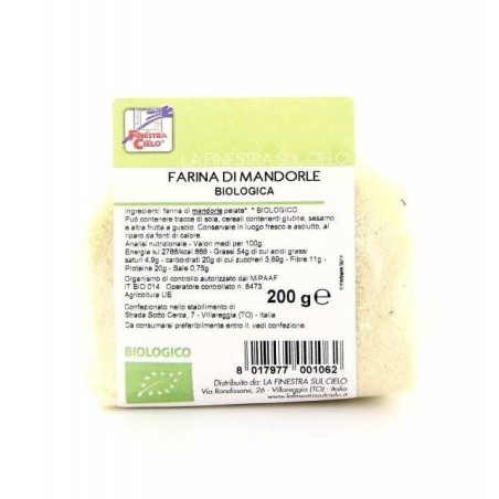 Biotobio Farina Di Mandorle Bio 200 G