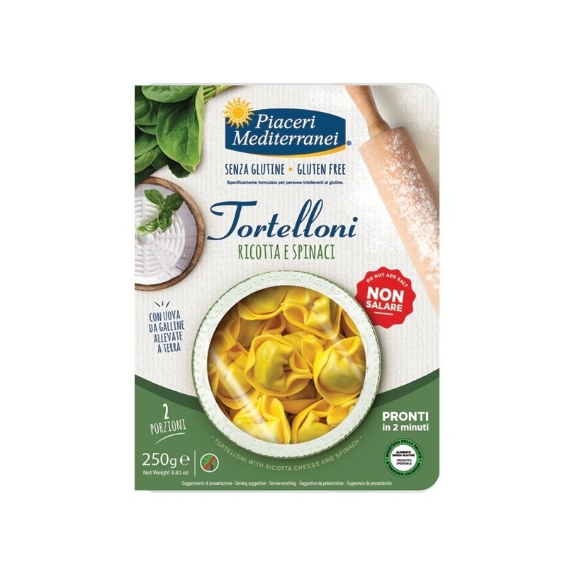 Eurospital Piaceri Mediterranei Tortelloni Ricotta Spinaci 250 G