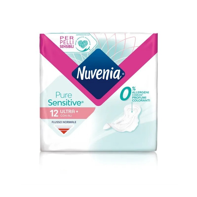 Essity Italy Nuvenia Pure Sensitive Ultra Giorno 12 Pezzi