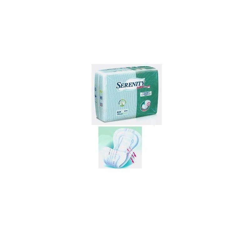 Pannolone Per Incontinenza Sagomato Serenity Softdry+ Aloe Maxi 30 Pezzi