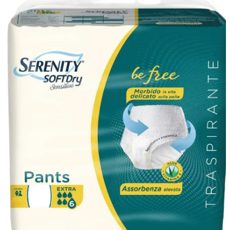 Serenity Pants Sd Sensitive Extra Xl 14 Pezzi