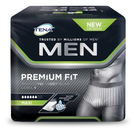 Essity Italy Mutandina Assorbente Maschile Tena Men Premium Fit Livello 4 L/xl 8 Pezzi