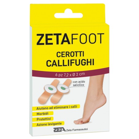 Zeta Farmaceutici Zetafoot Cerotto Callifugo Dischetto Centrale 6 Pezzi