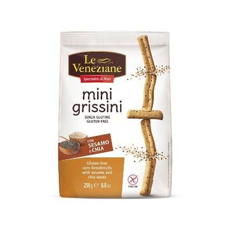 Molino Di Ferro Le Veneziane Mini Grissini Sesamo E Chia 250 G