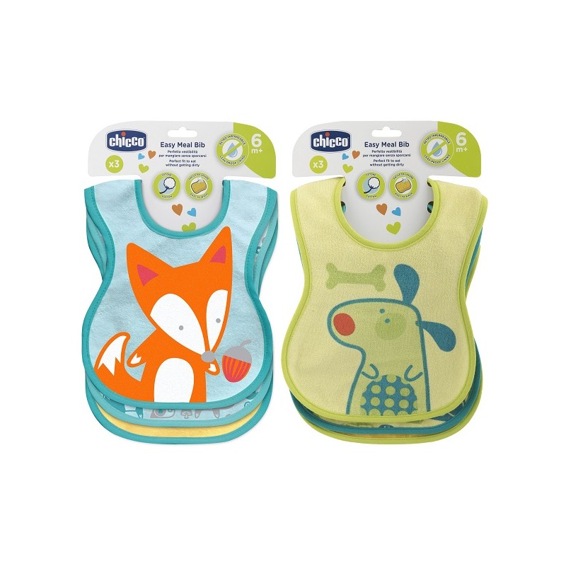 Chicco Bavagline Pappa 6m+ 3pz Neutre