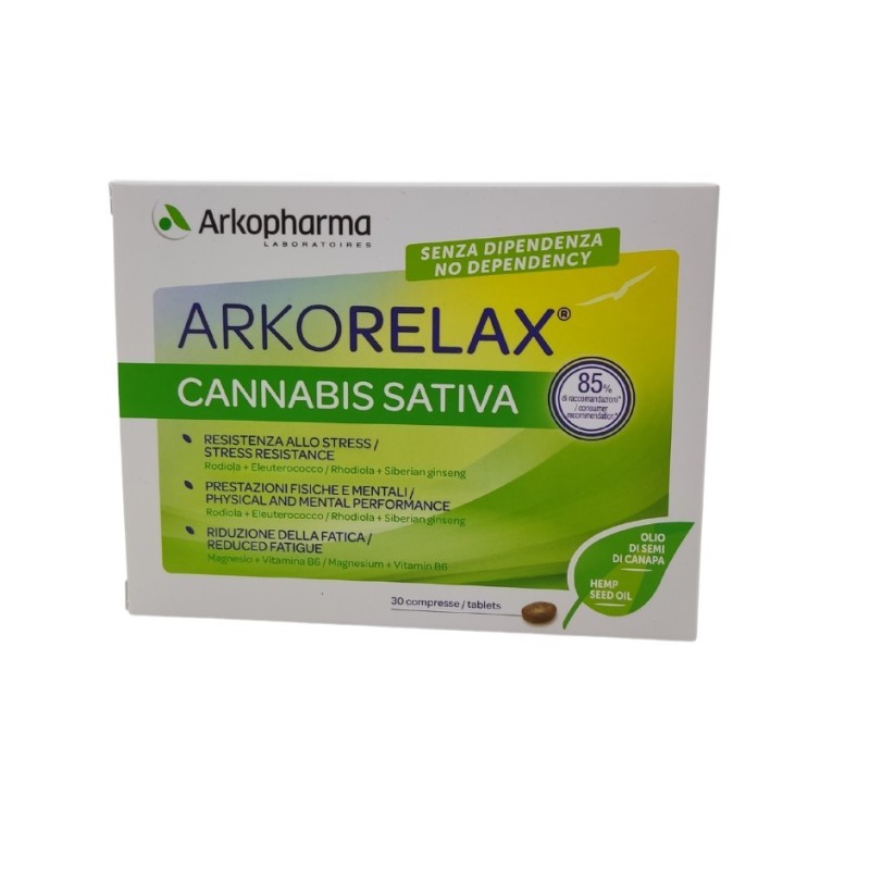 Arkofarm Arkorelax Cannabis Sativa 30 Compresse