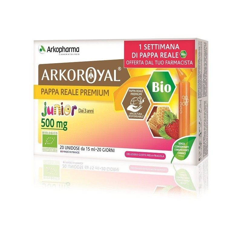 Arkofarm Arkoroyal Junior Pappa Reale 500mg Bio 20 Fialoidi Promo