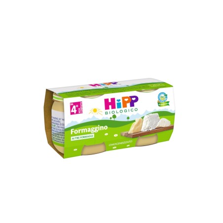 Hipp Italia Hipp Bio Omogeneizzato Formaggino Ai Tre Formaggi 2x80 G