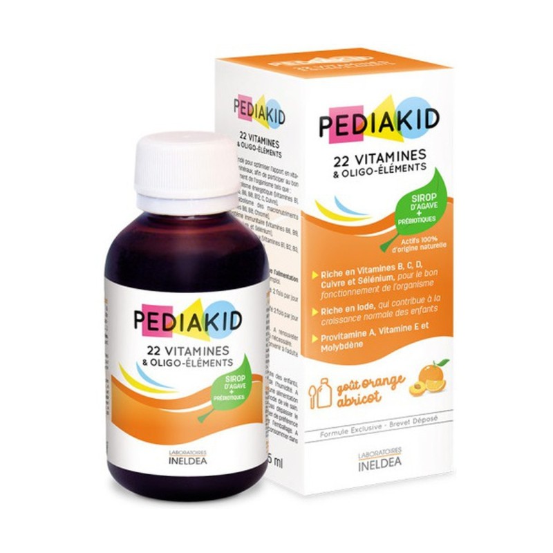 Laboratoires Ineldea Pediakid 22 Vitamine E Oligoelementi Sciroppo 125 Ml