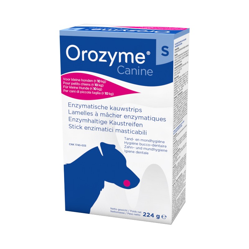 Ecuphar Italia Orozyme Canine Strisce Enzimatiche Masticabili Per Cani Di Taglia Piccola