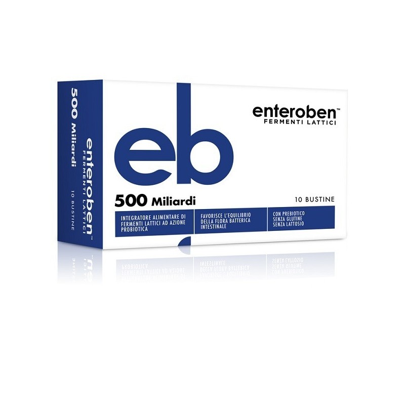 Bioartis Enteroben 500mld 10 Stick Pack