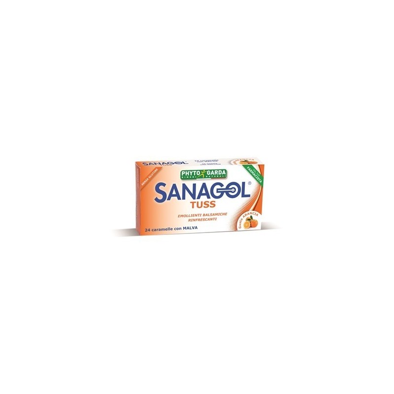 Named Sanagol Tussis Arancia 24 Caramelle