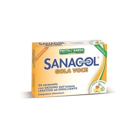 Named Sanagol Gola Voce Miele Limone 24 Caramelle