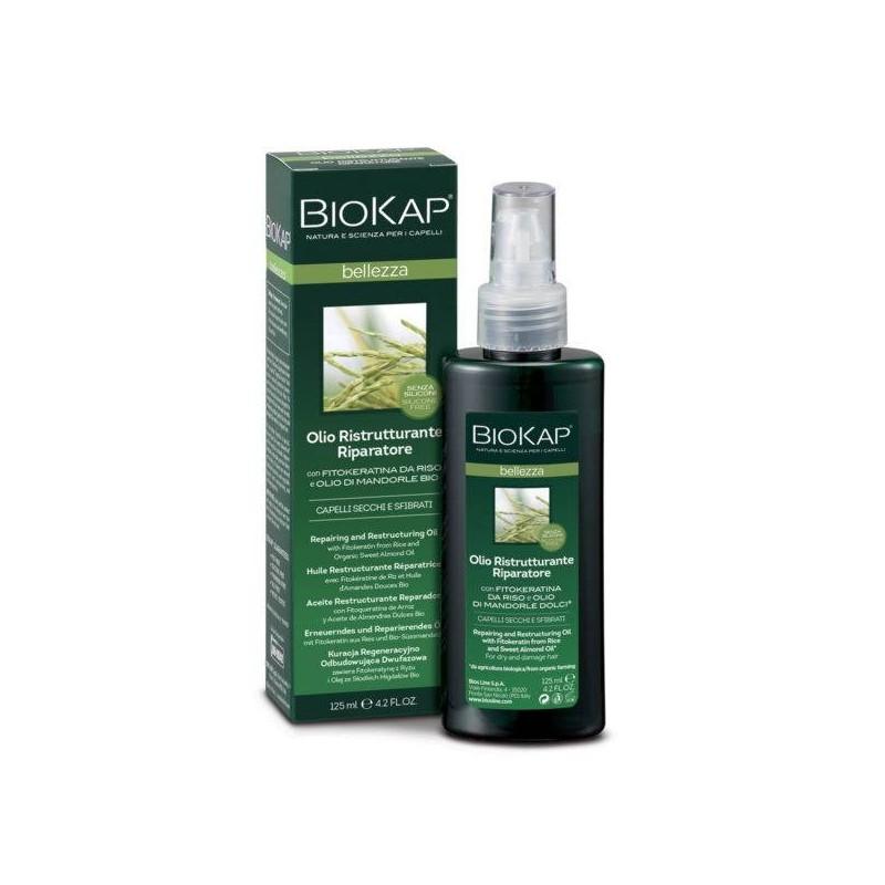 Bios Line Biokap Bellezza Olio Ristrutturante Riparatore 125 Ml Biosline